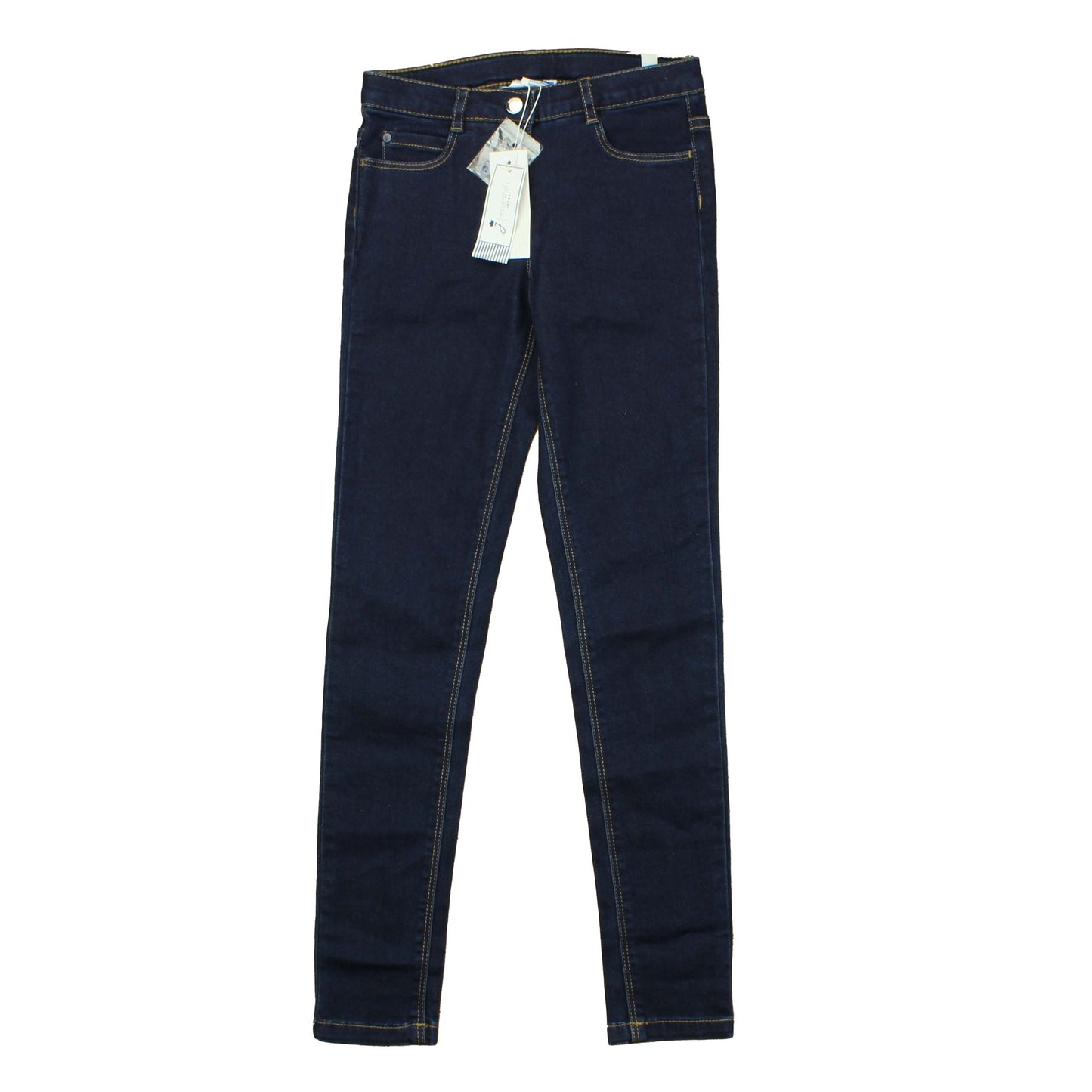 Jacadi Girls Blue Jeans Size: 8 Years Blue