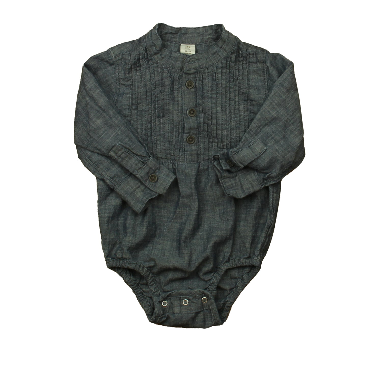 Banana Republic Baby Girls Blue Romper Size: 12-18 Months Blue