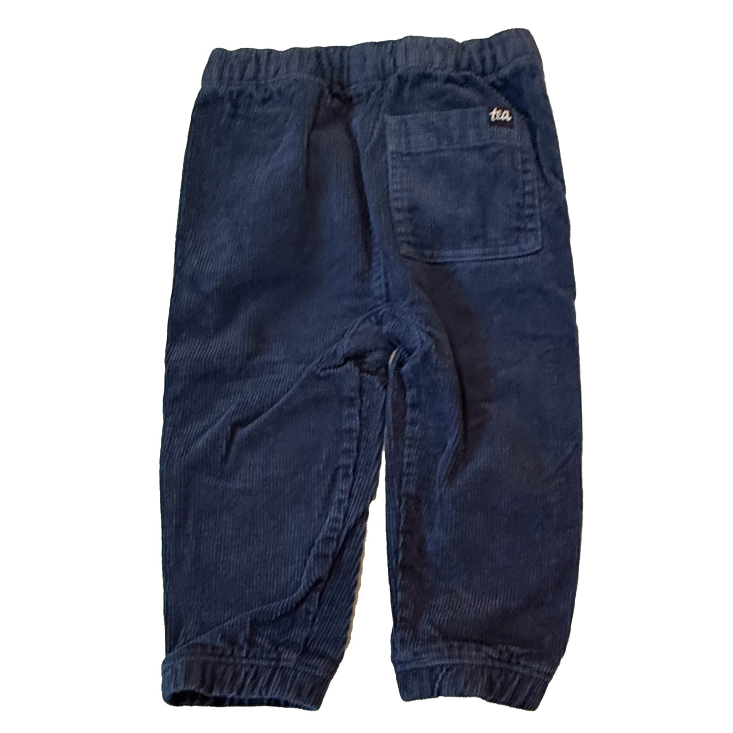 Tea Collection Boys Blue Corduroy Pants Size: 18-24 Months Blue
