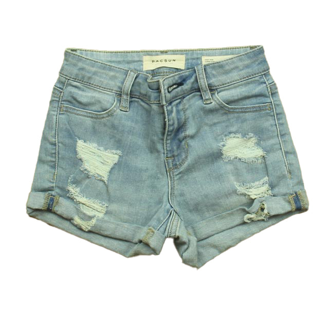 Pacsun Girls Blue Jean Shorts Size: Junior 22