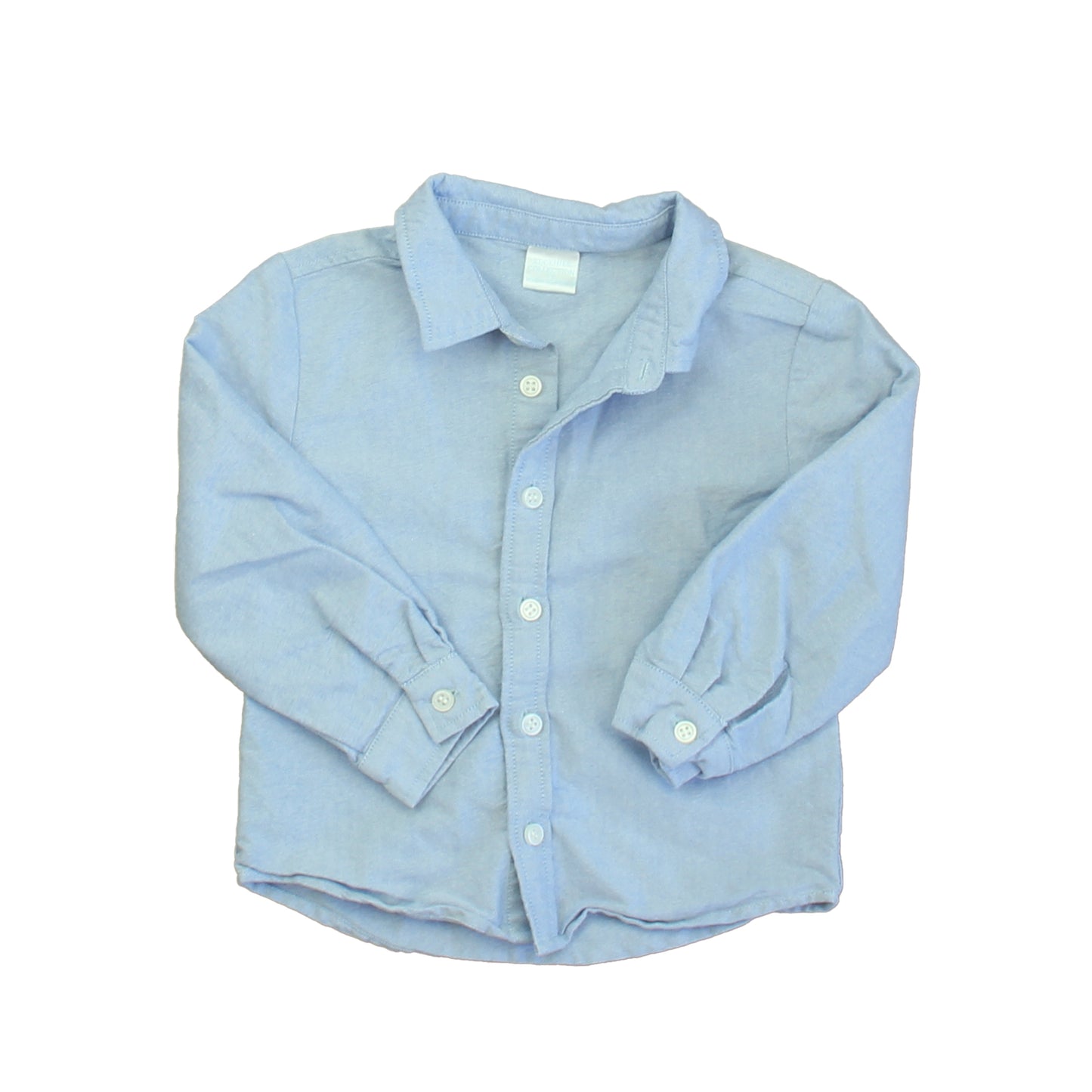 Edghill Collection Boys Blue Button Down Long Sleeve Size: 3T Blue