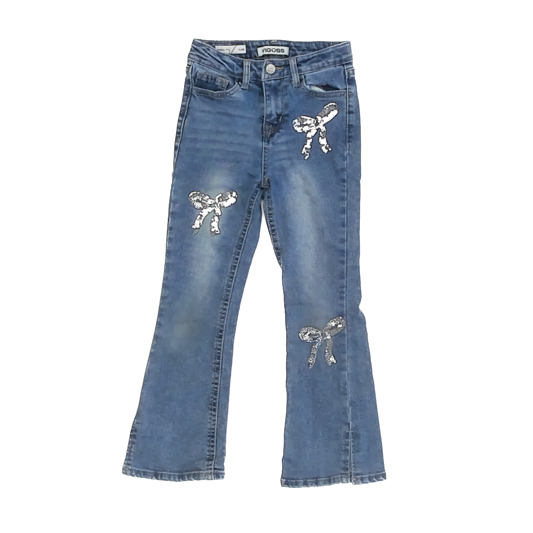 Vigoss Girls Blue Jeans Size: 6 Years Blue