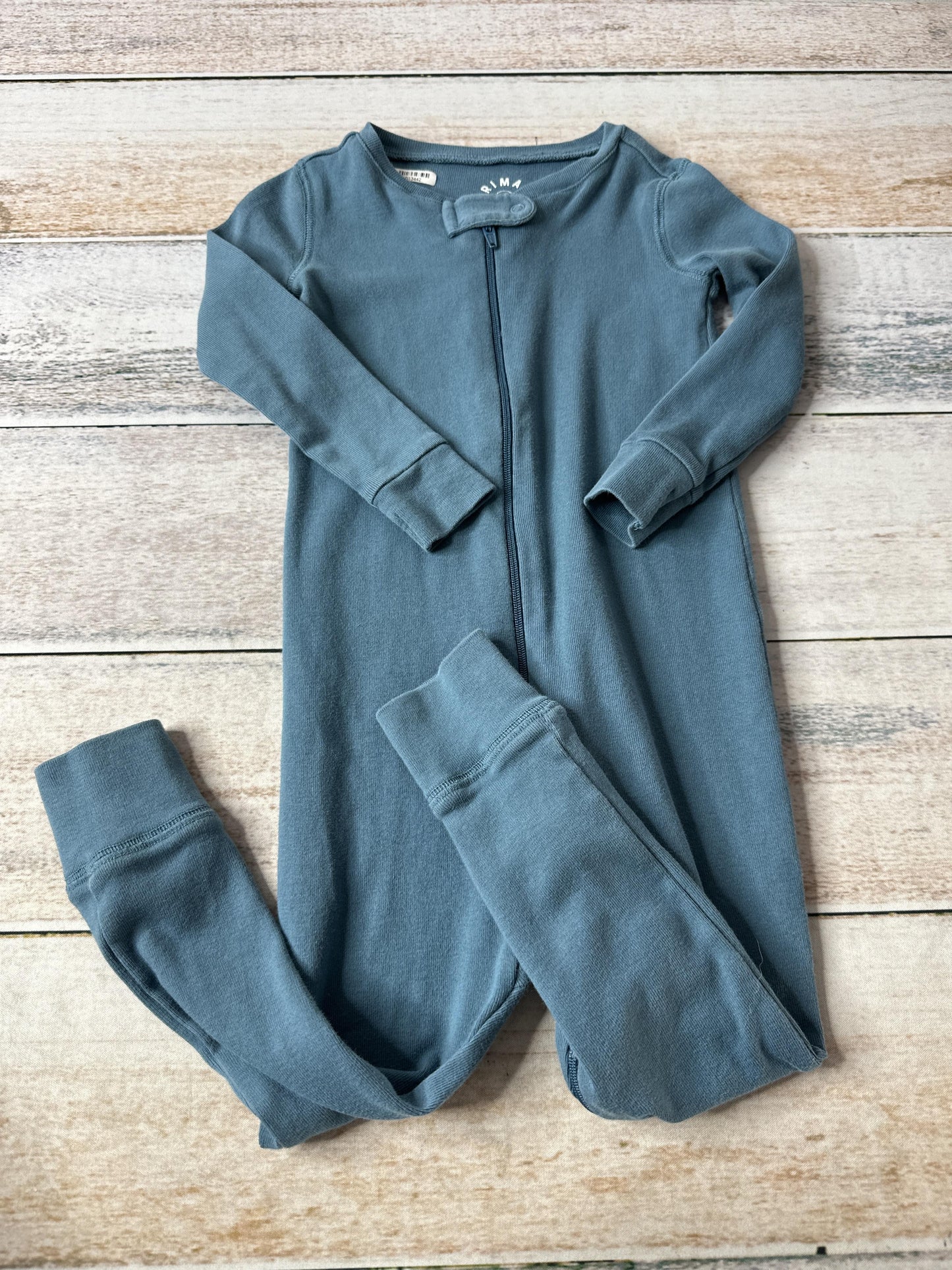Primary Unisex Blue Romper Size: 18-24 months Blue