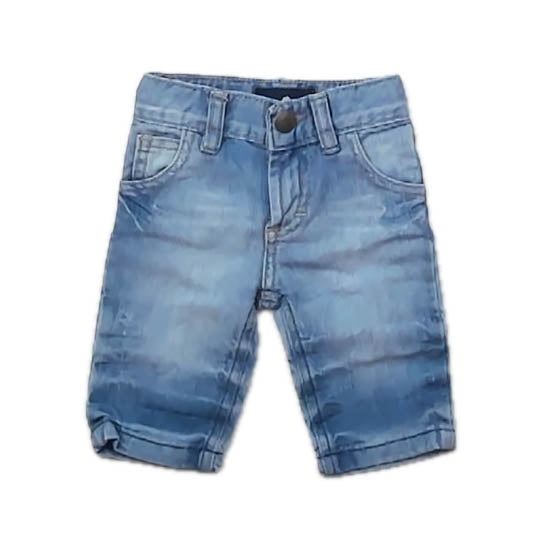 Baby Cottons Boys Blue Jean Shorts Size: 3 Months Blue