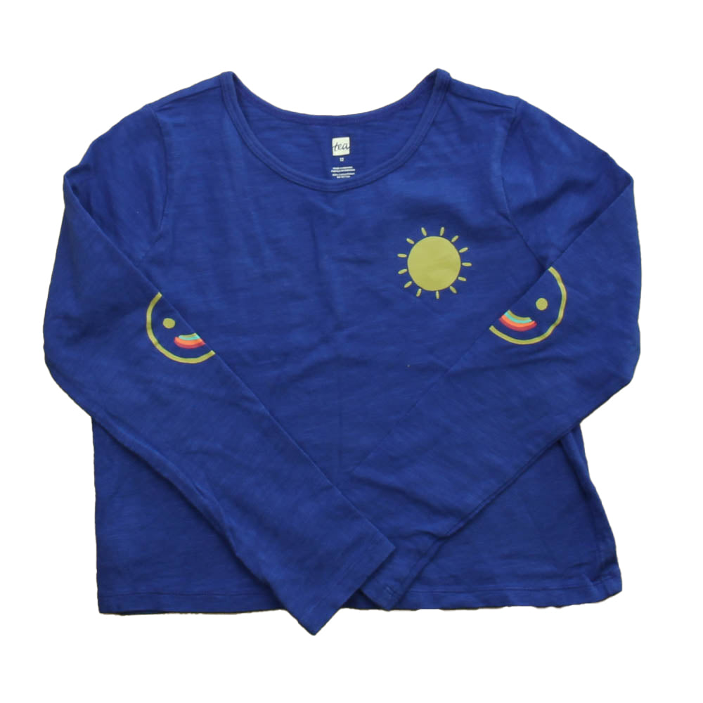 Tea Boys Blue Long Sleeve T-Shirt Size: 12 Years Blue