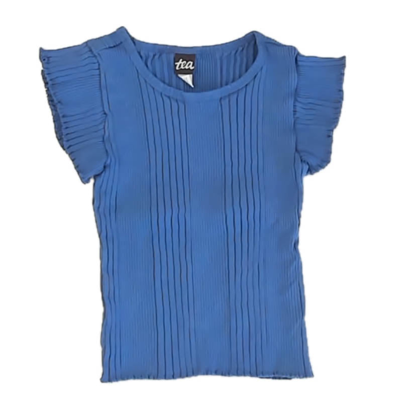 Tea Collection Girls Blue T-Shirt Size: 6 Years Blue