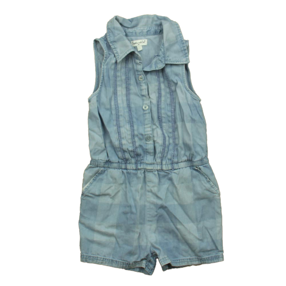 Splendid Girls Blue Romper Size: 4T Blue