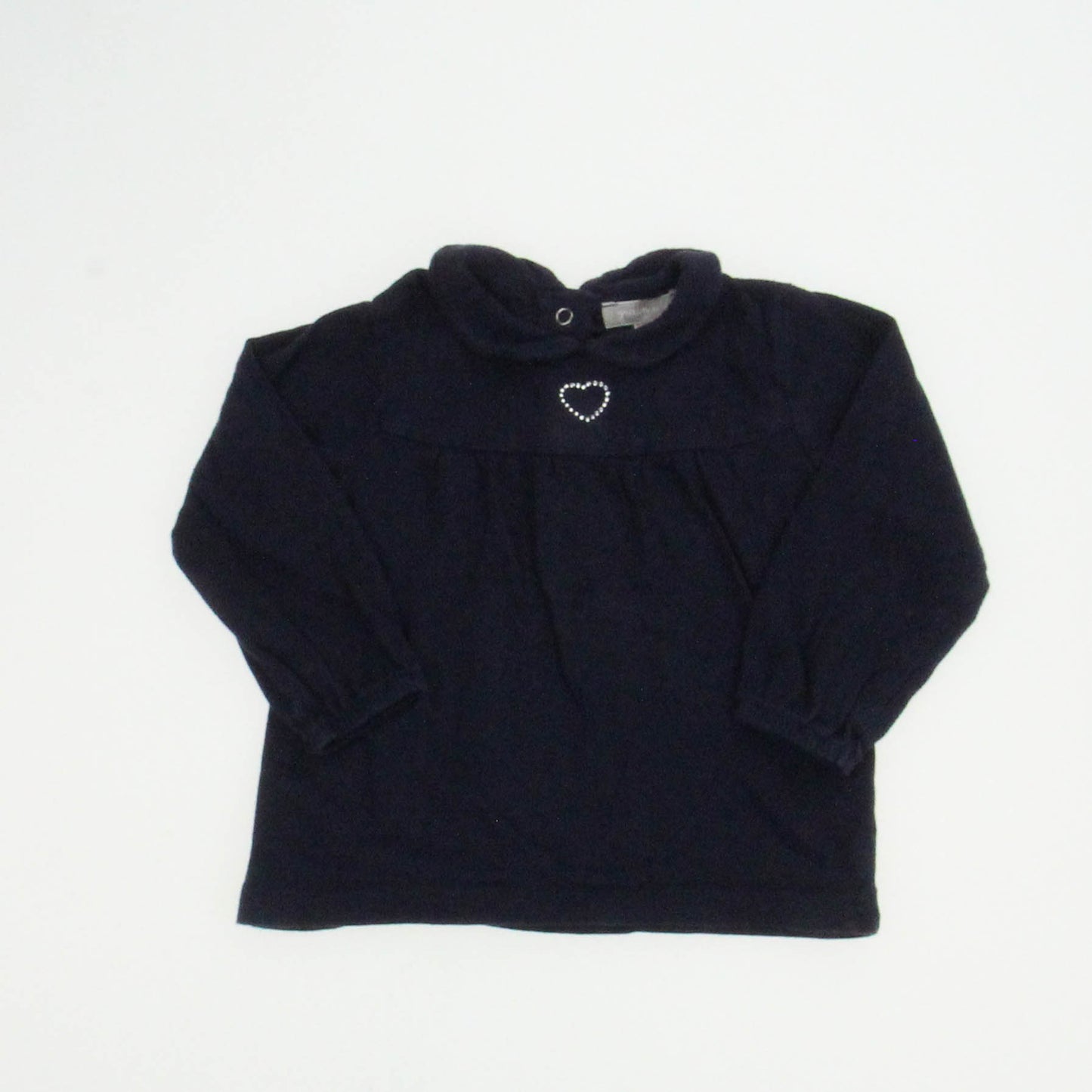 Grain de Ble Girls Blue Shirt Size: 6 Months Blue