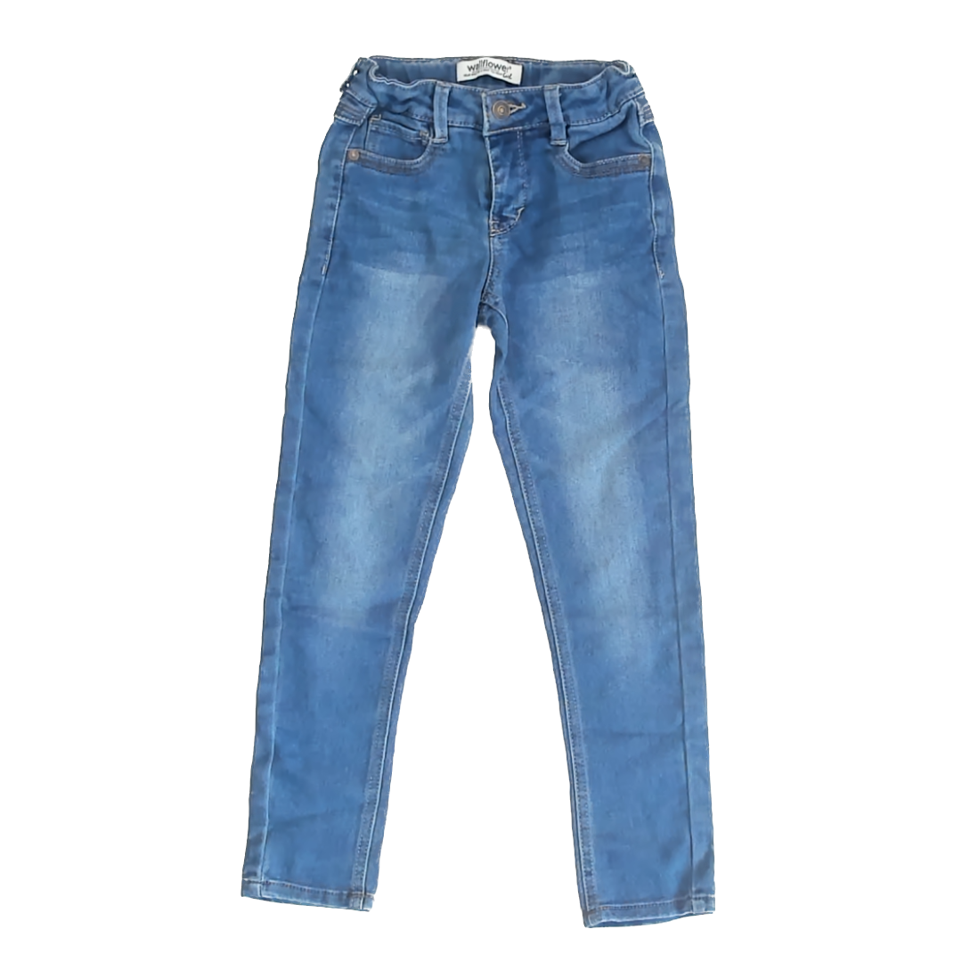 Wallflower Girl Girls Blue Jeans Size: 7 Years Blue
