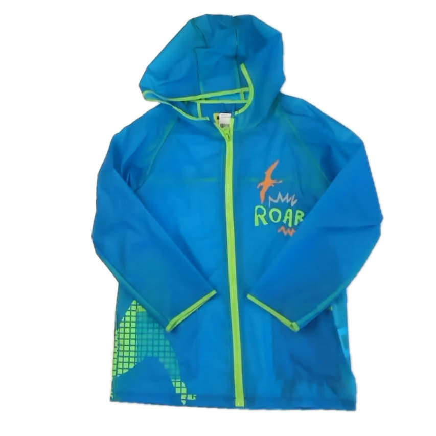 Western Chief Boys Blue Rain Coat Size: 7 Years Blue