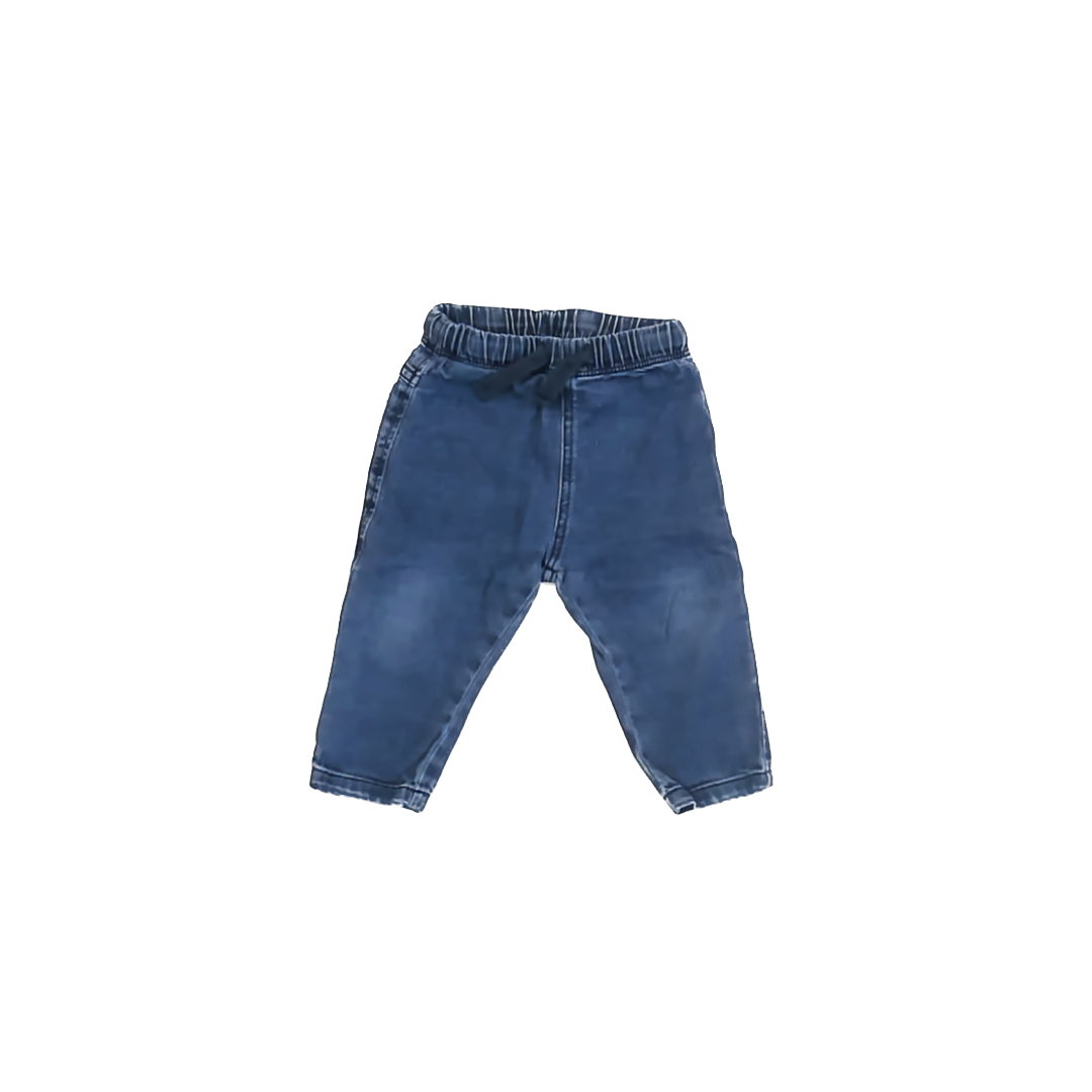 Mon Coeur Unisex Blue Jeans Size: 6-12 Months Blue