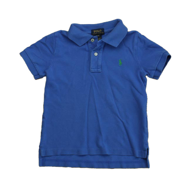 Ralph Lauren Boys Blue Polo Shirt Size: 3T
