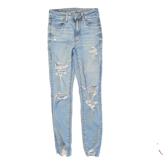 American Eagle Girls Blue Jeans Size: Junior 2 Blue