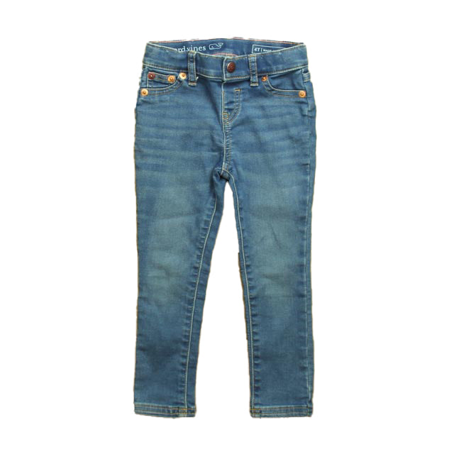 Vineyard Vines Girls Blue Jeans Size: 4T Blue