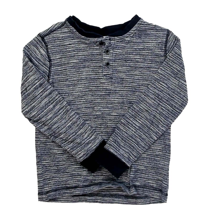 Gymboree Boys Blue Henley Size: 7 Years Blue