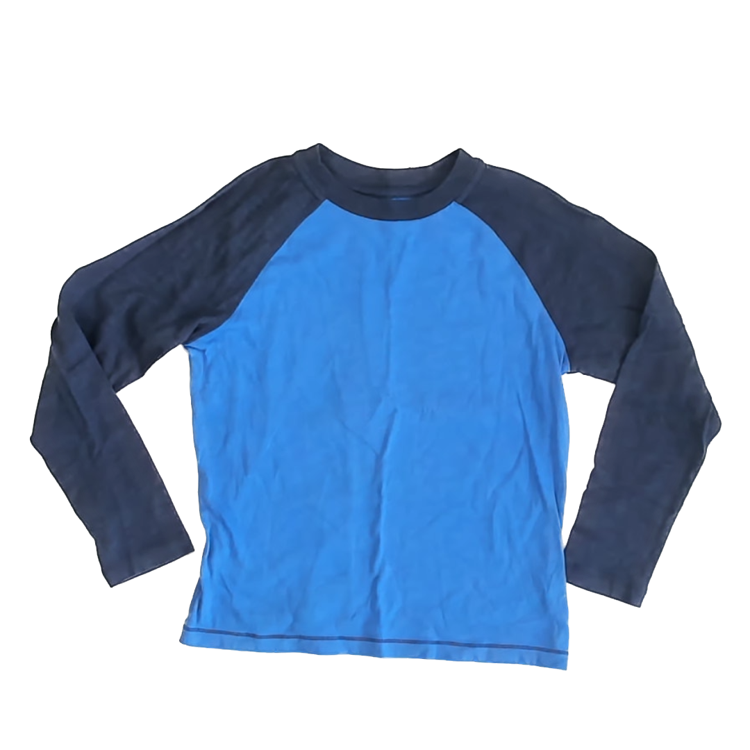 Arizona Boys Blue Long Sleeve T-Shirt Size: 8 Years Blue