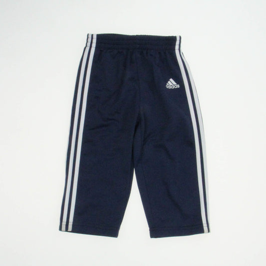 Adidas Boys Blue Athletic Pants Size: 12 Months Blue