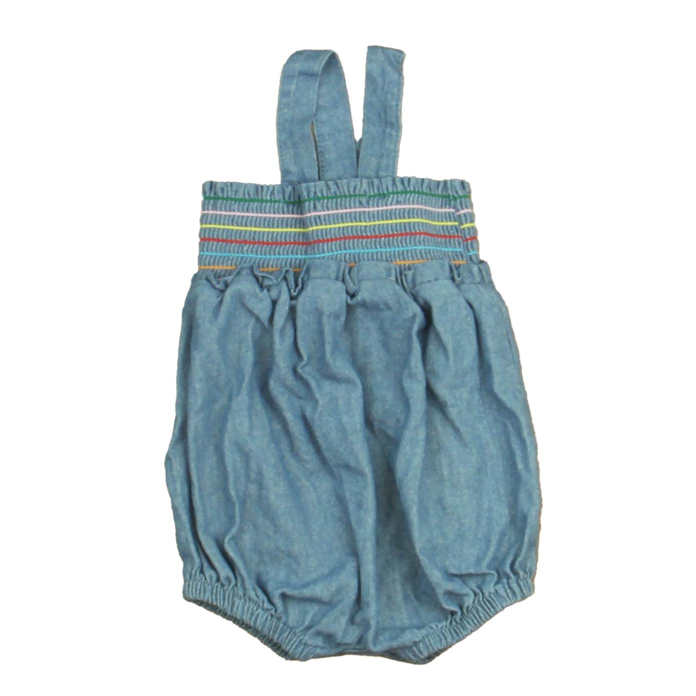 Jessica Simpson Boys Blue Romper Size: 6-9 Months Blue