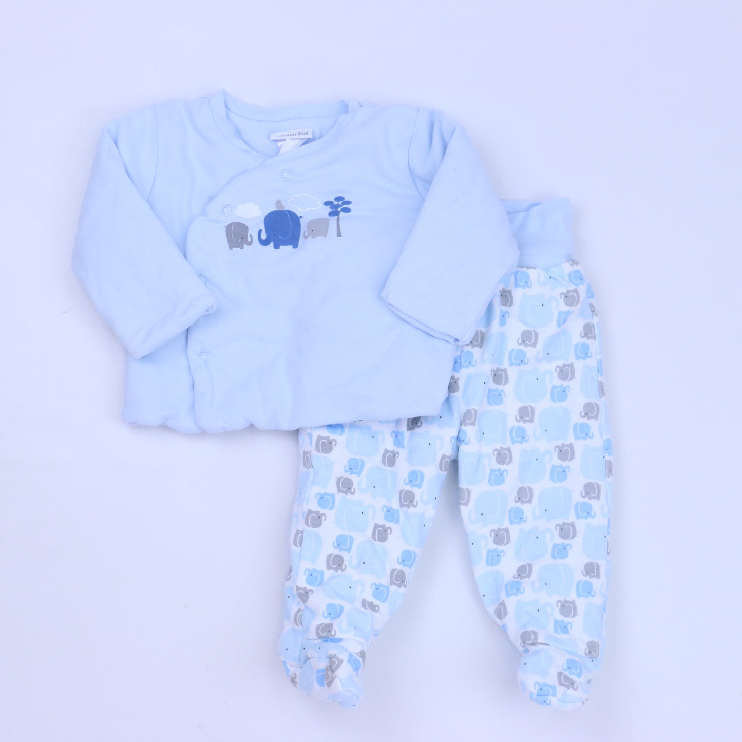 Absorba Boys Blue Apparel Sets Size: 9 Months Blue