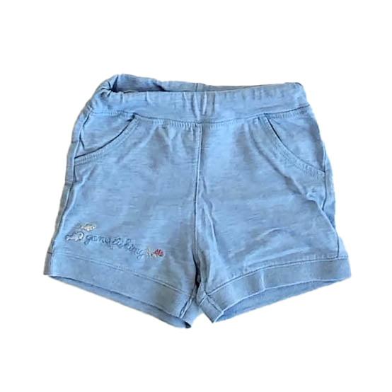 Baby Cottons Boys Blue Shorts Size: 6 Months Blue
