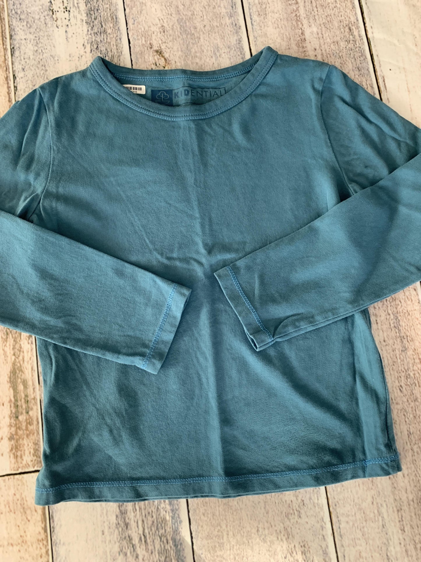 Kidential Boys Blue Long Sleeve T-Shirt Size: 6 Blue