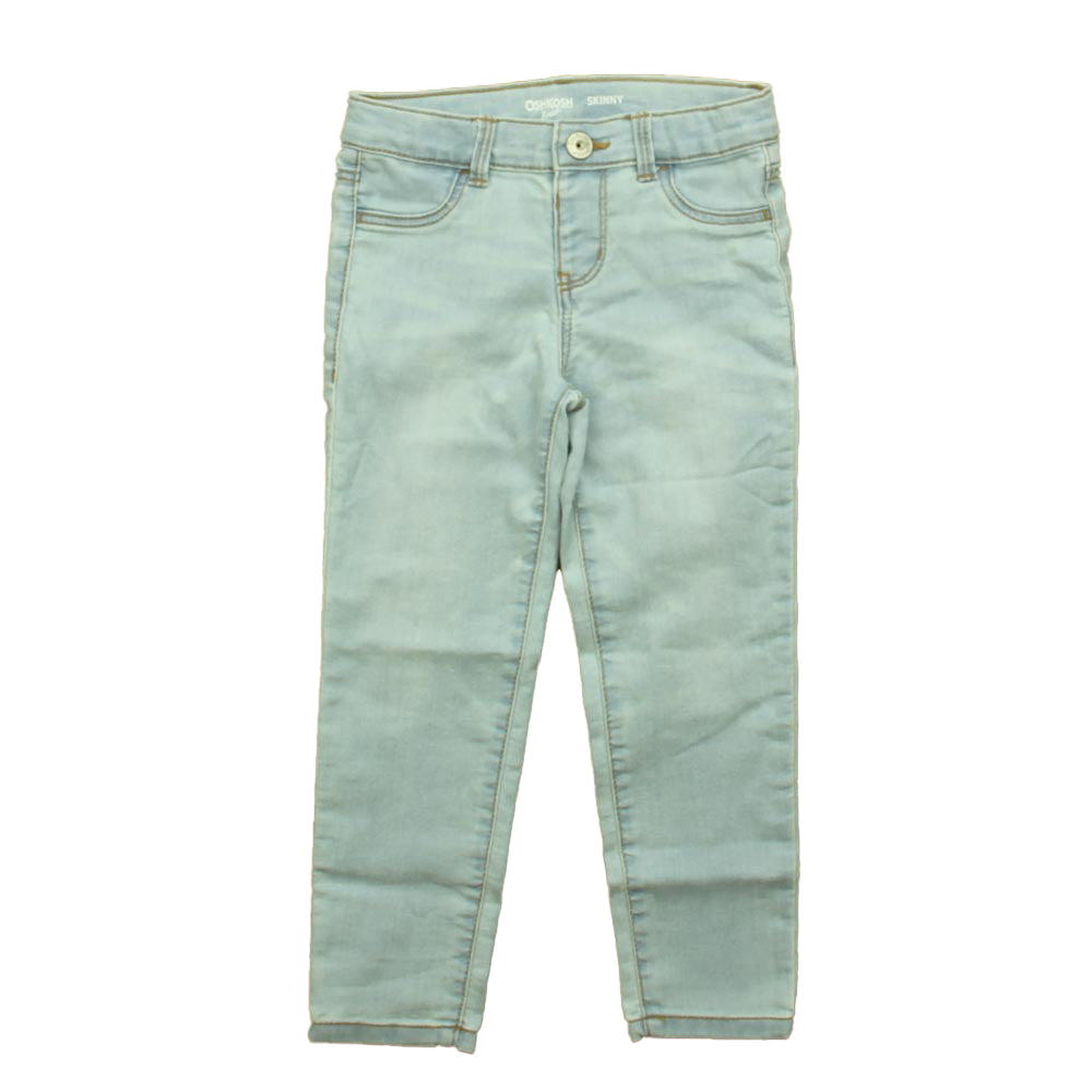 Osh Kosh Girls Blue Jeans Size: 4T Blue