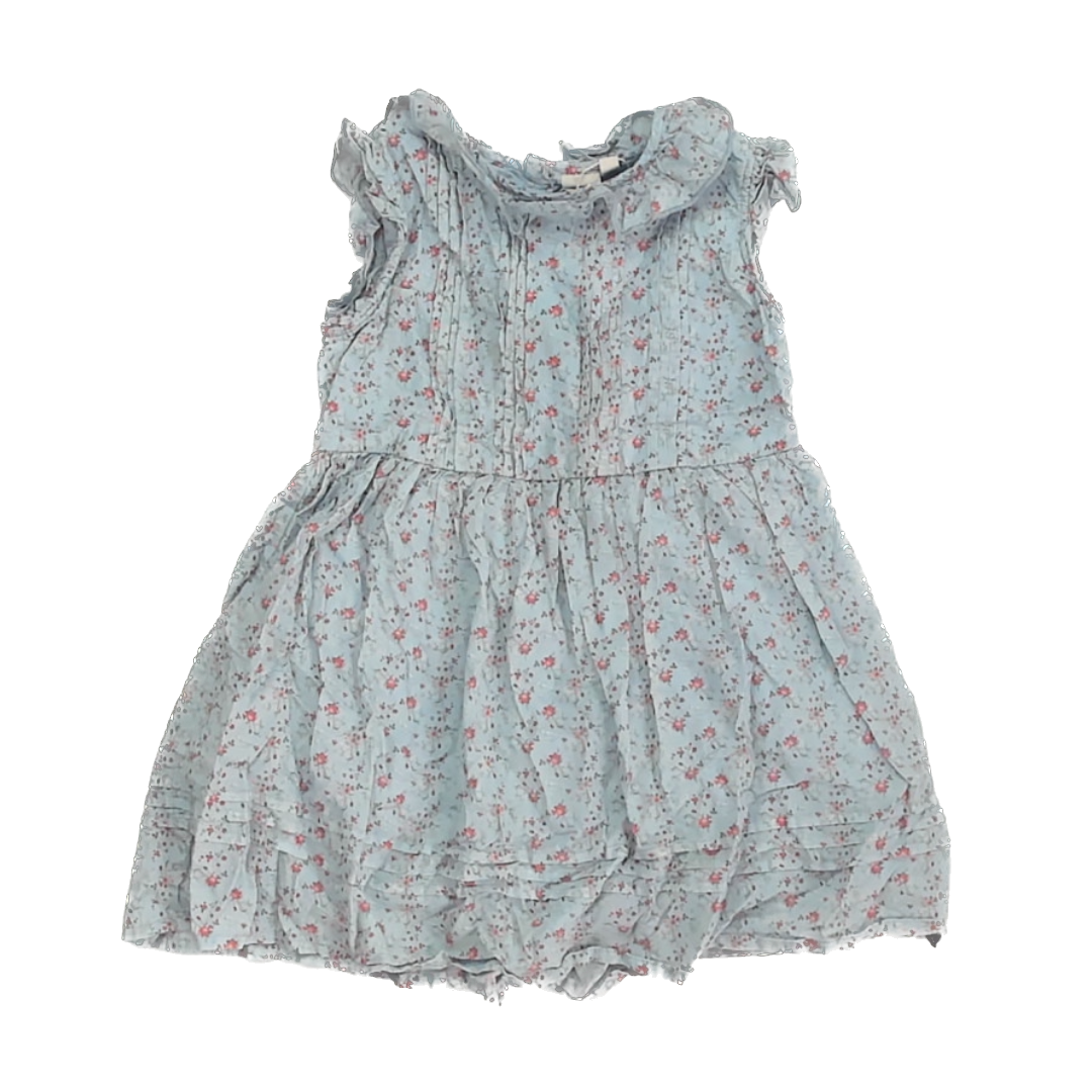 Beet World Girls Blue Dress Size: 5-6 Years Blue