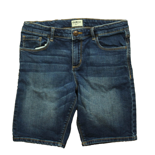 Osh Kosh Girls Blue Jean Shorts Size: 12 Years Blue