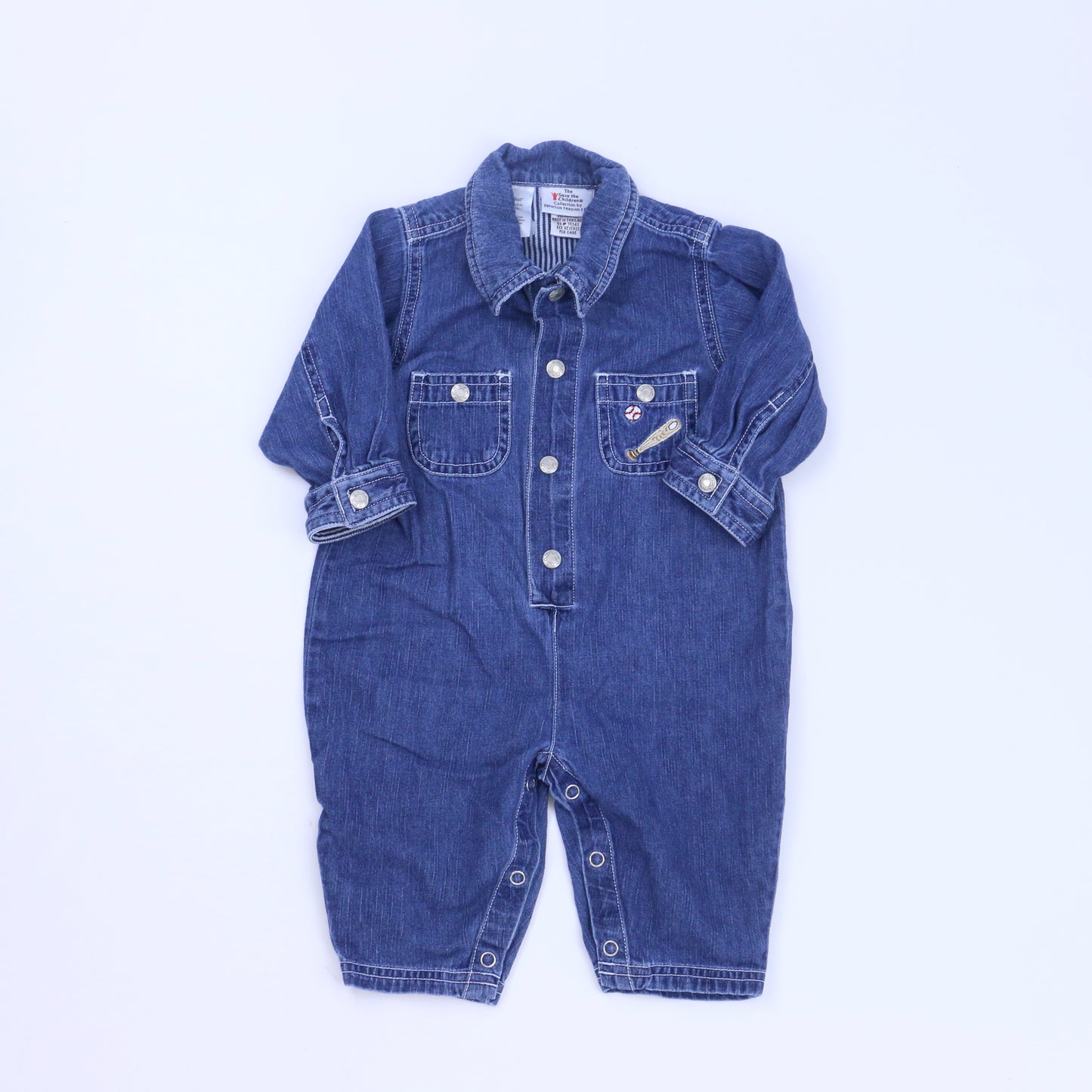 Save the Children Boys Blue Long Sleeve Outfit Size: 9 Months Blue