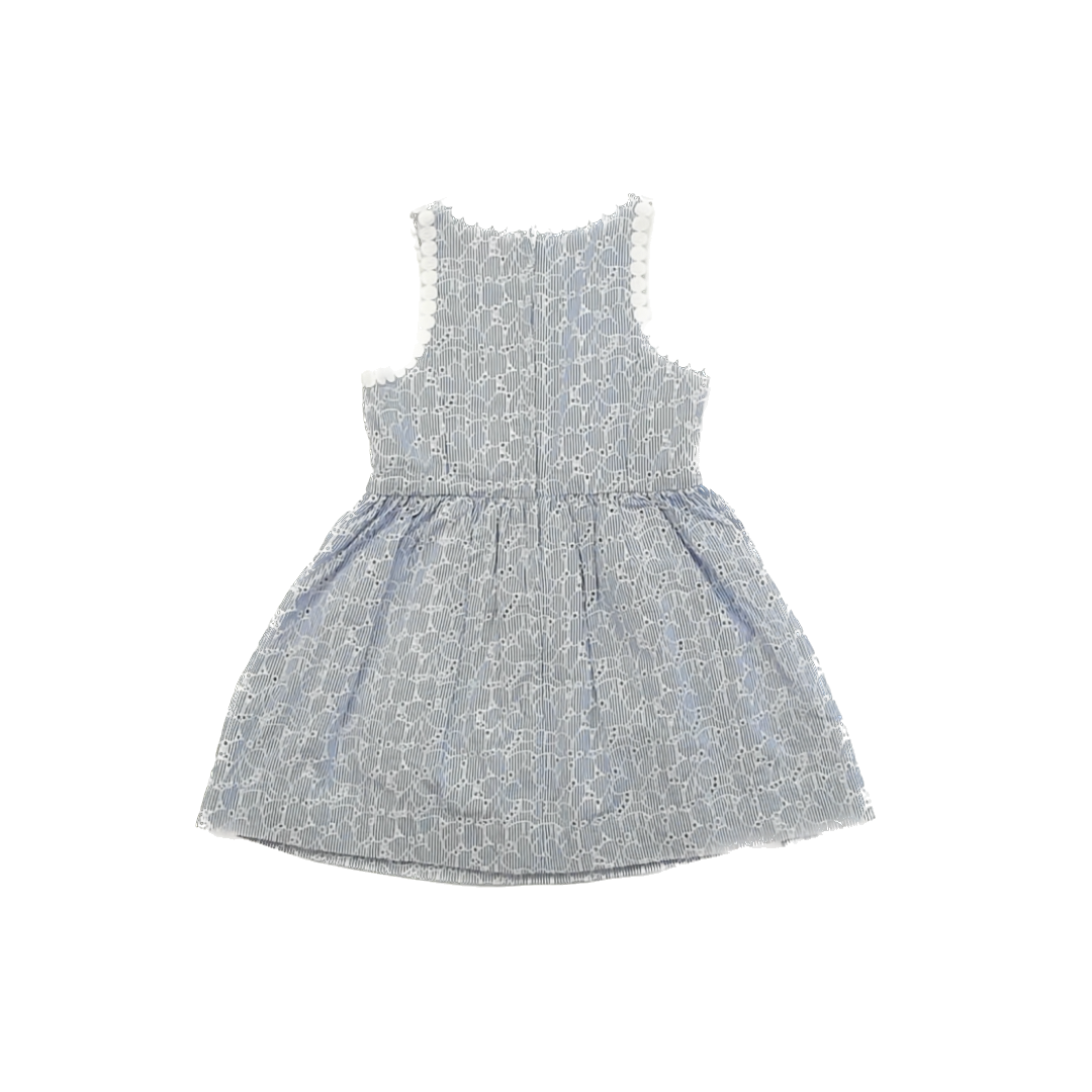 Lilly Pulitzer Girls Blue Dress Size: 4T Blue