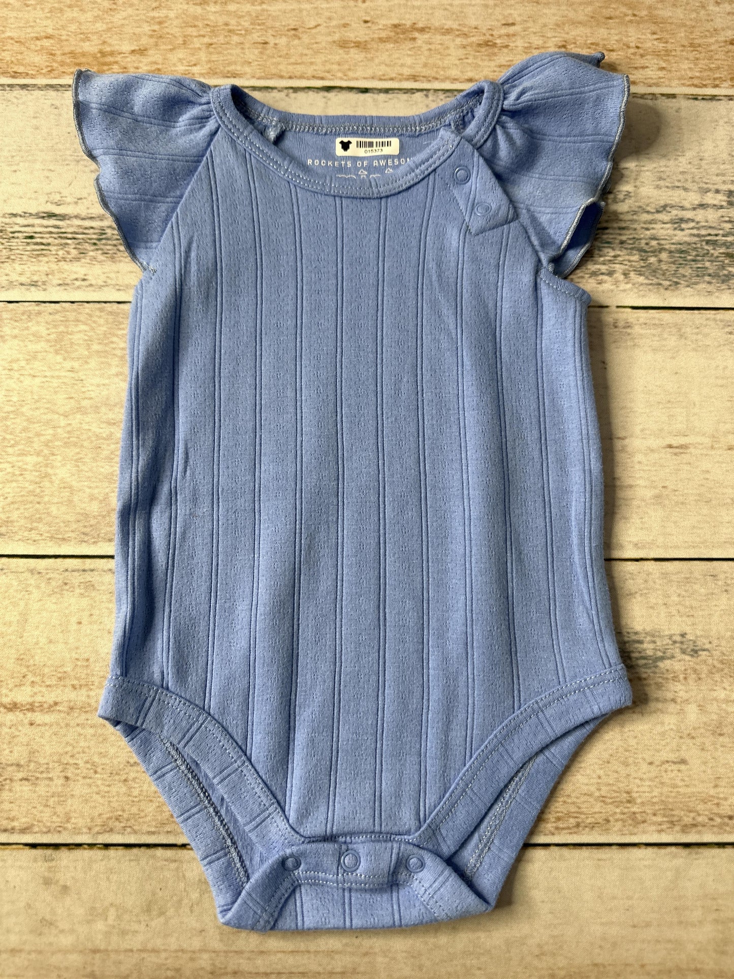 Rockets of Awesome Girls Blue Onesie Size: 6-12 months Blue