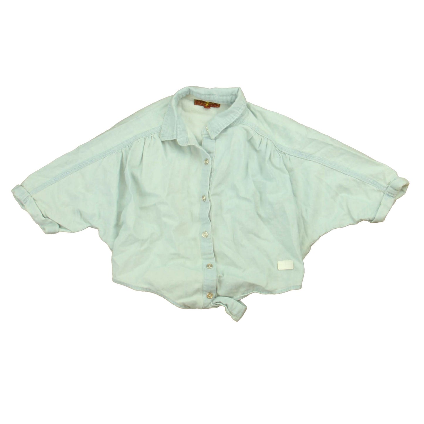 7 for all Mankind Girls Blue Blouse Size: 4T Blue