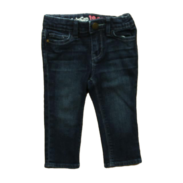 Gap Girls Blue Jeans Size: 12-18 Months Blue