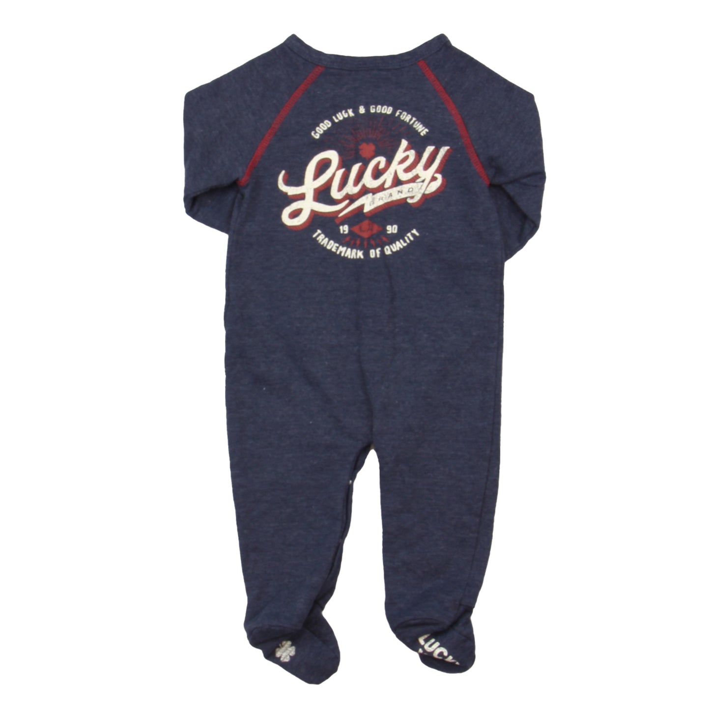 Lucky Brand Boys Blue Long Sleeve Outfit Size: 6-9 Months Blue