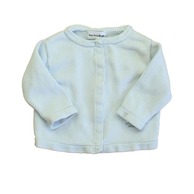 Sucre d'Orge Boys Blue Cardigan Size: 9 Months Blue