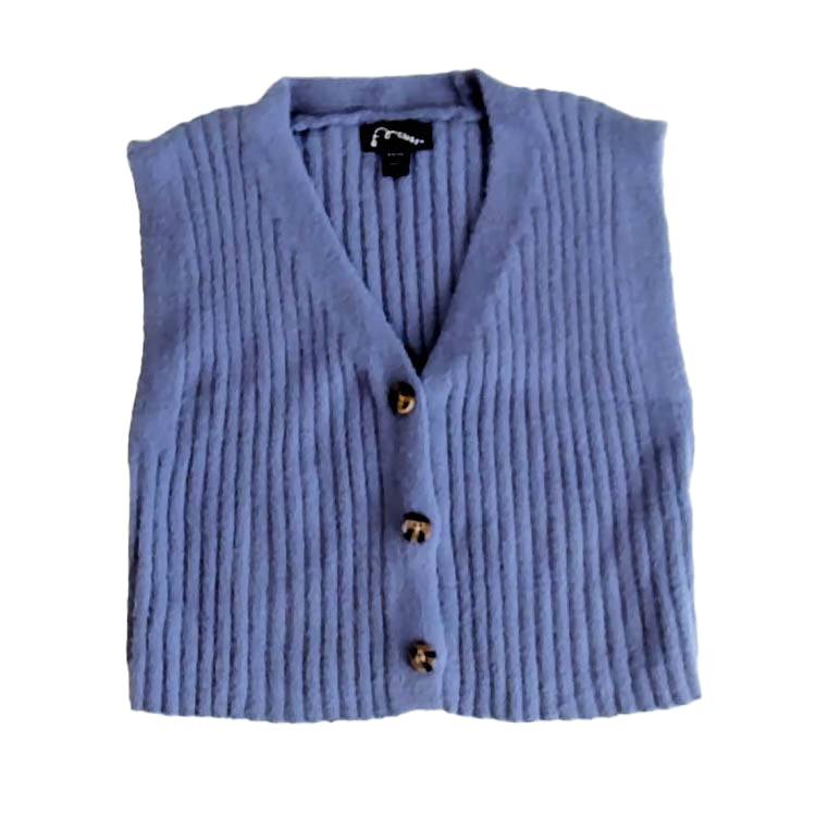 Art Class Girls Blue Sweater Vest Size: 6 Years Blue