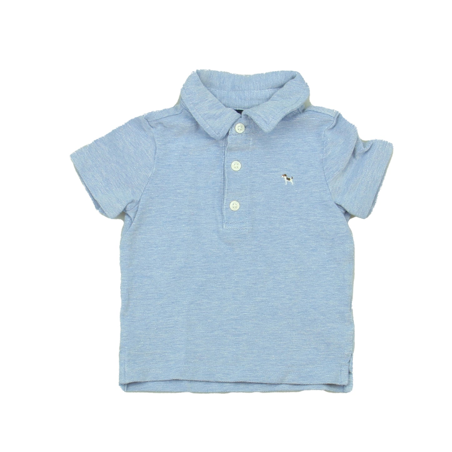 Janie and Jack Boys Blue Polo Shirt Size: 6-12 Months Blue