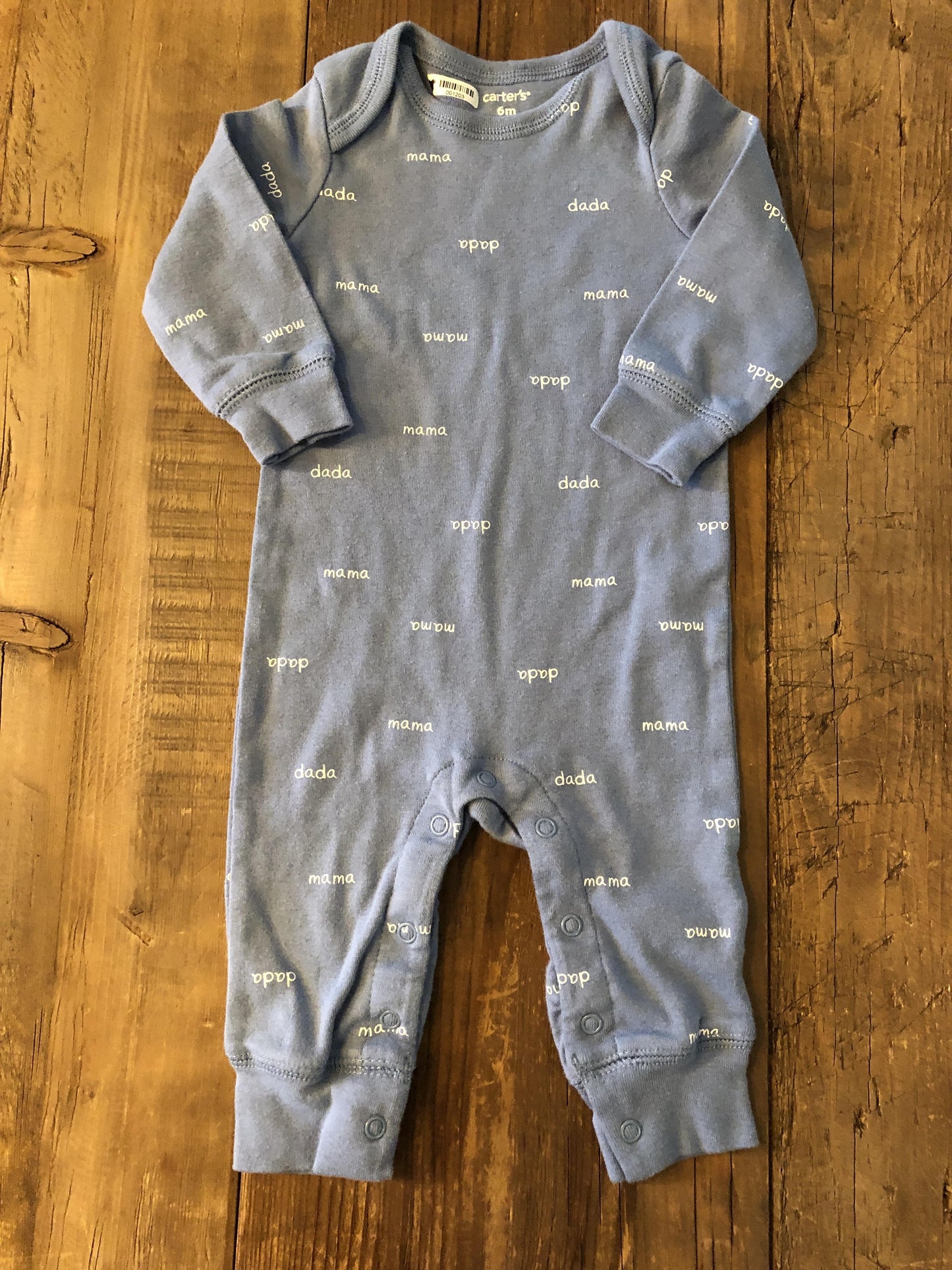 Carters Boys Blue Long Sleeve Outfit Size: 6 months Blue
