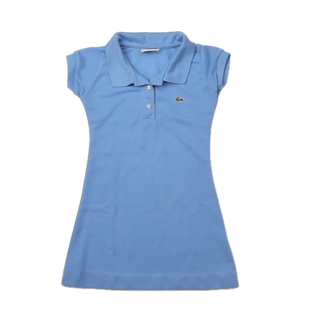 Lacoste Girls Blue Dress Size: 8 Years Blue