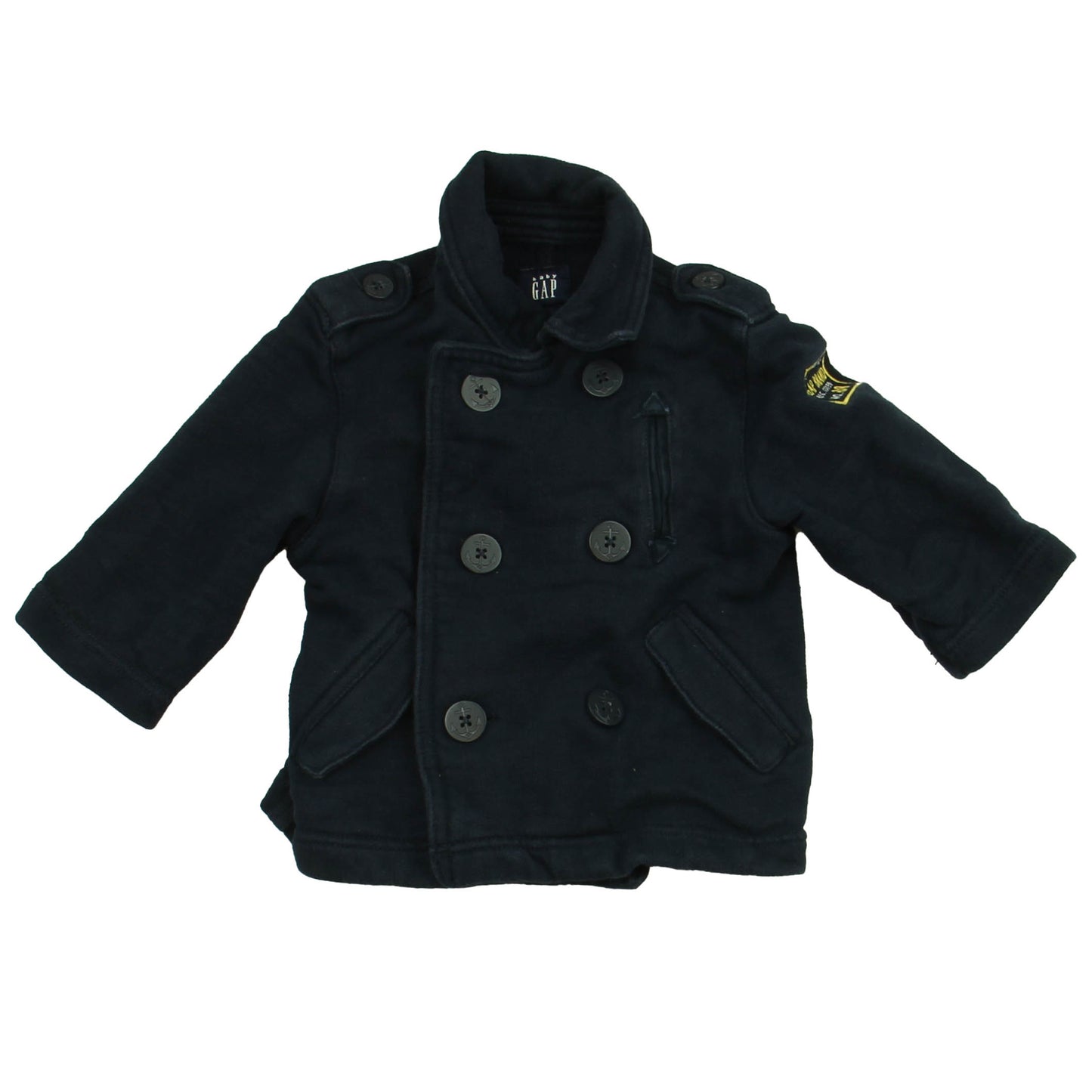 Gap Boys Blue Jacket Size: 12-18 Months Blue