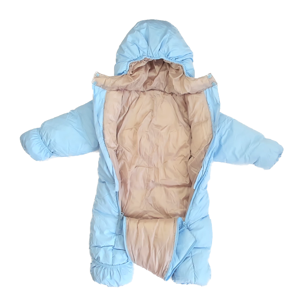Unknown Boys Blue Snowsuit Size: *12-18 Months Blue