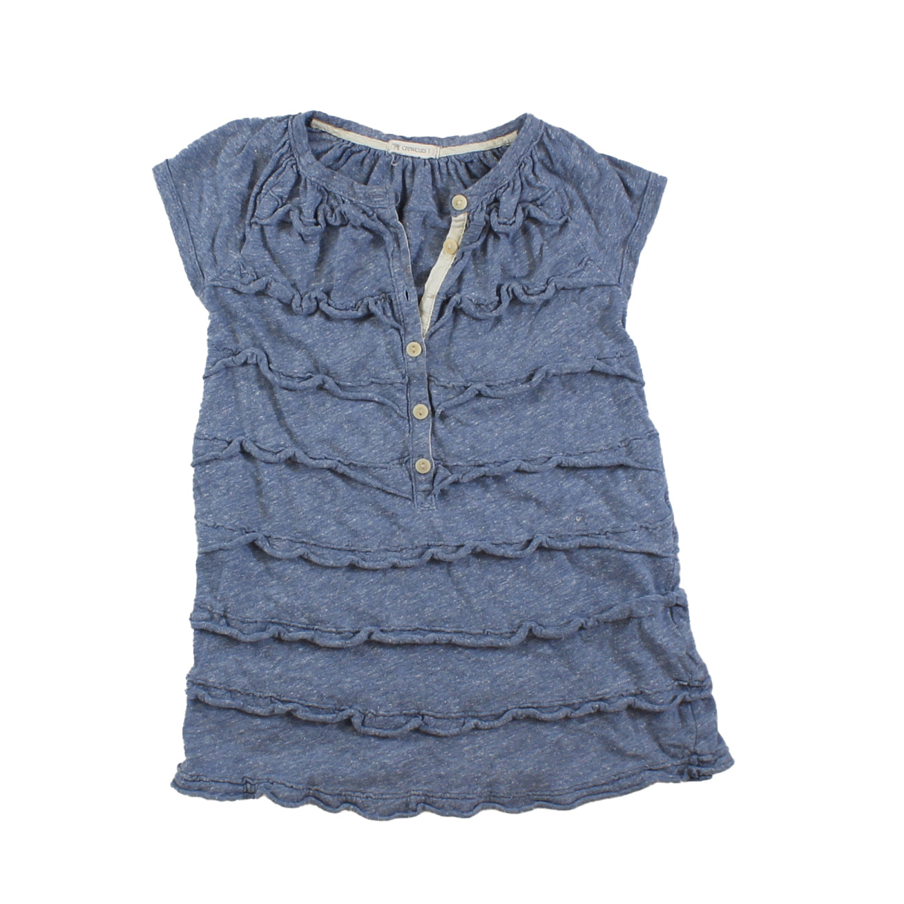 Crewcuts Girls Blue Dress Size: 3T Blue