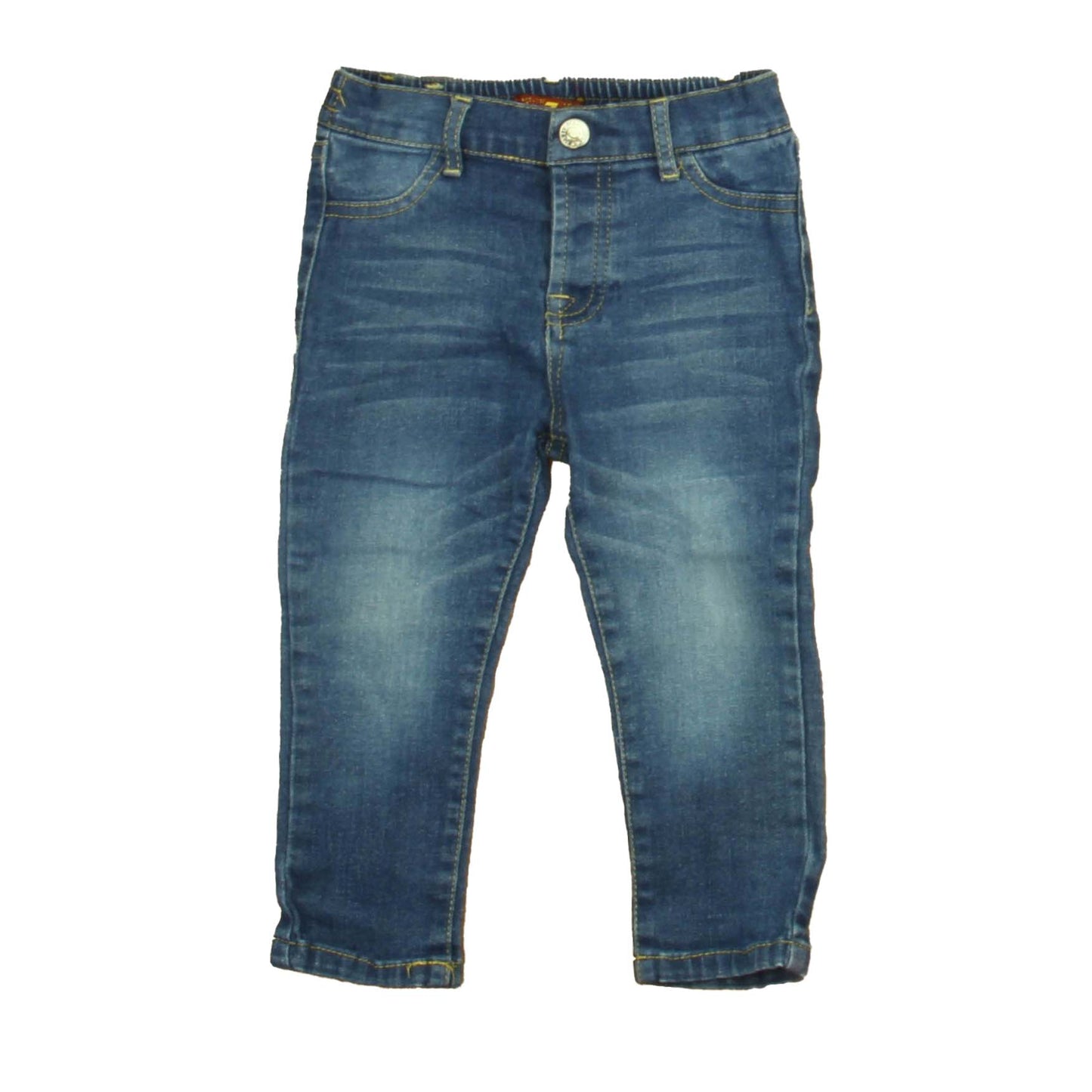 7 for all Mankind Girls Blue Jeans Size: 24 Months Blue
