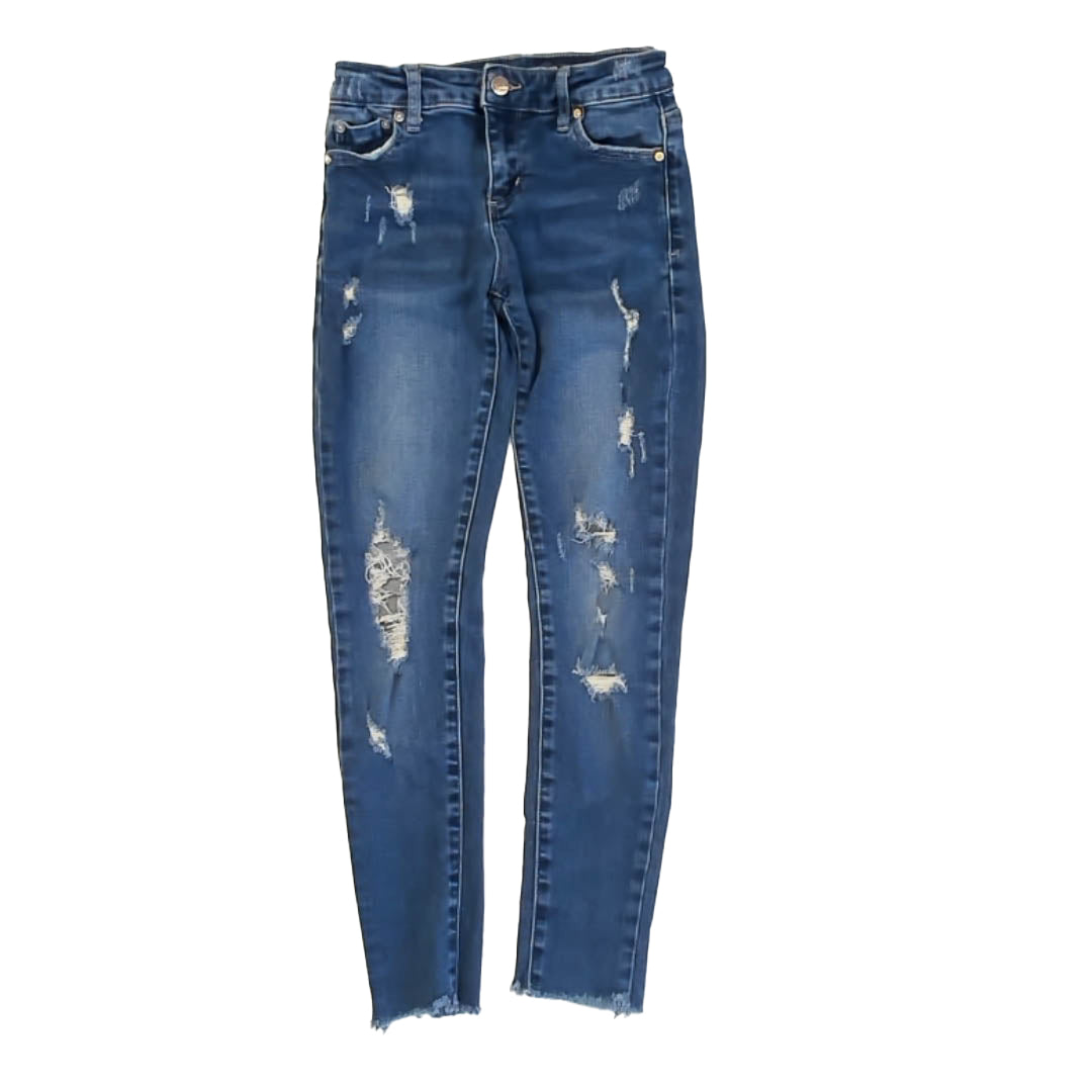 Tractr Girls Blue Jeans Size: 8 Years Blue