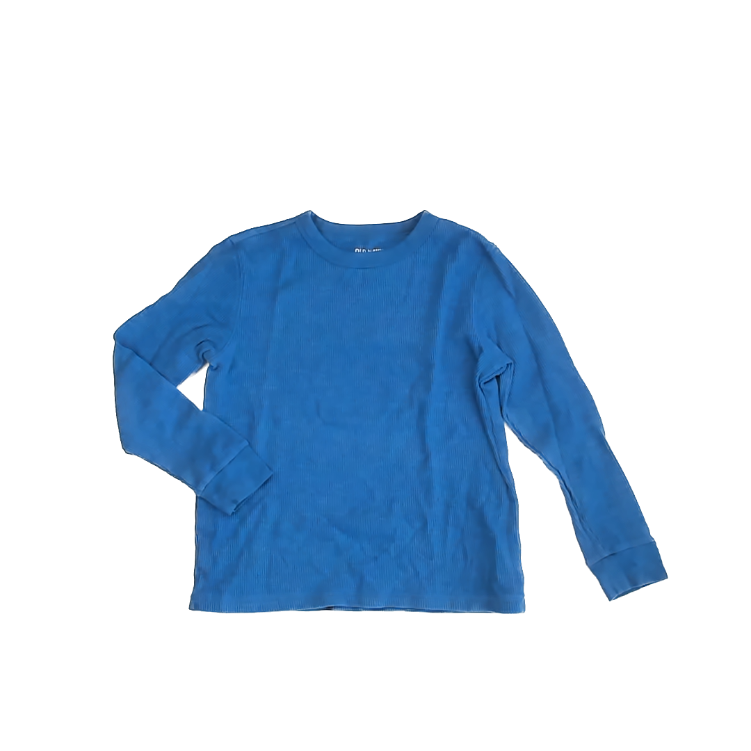 Old Navy Boys Blue Long Sleeve Shirt Size: S (6-7) Blue