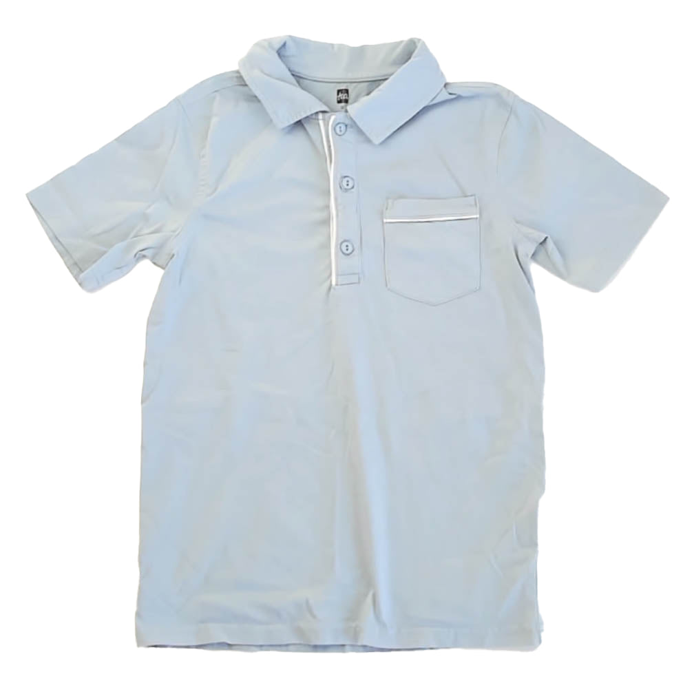 Tea Collection Boys Blue Polo Shirt Size: 12 Years Blue