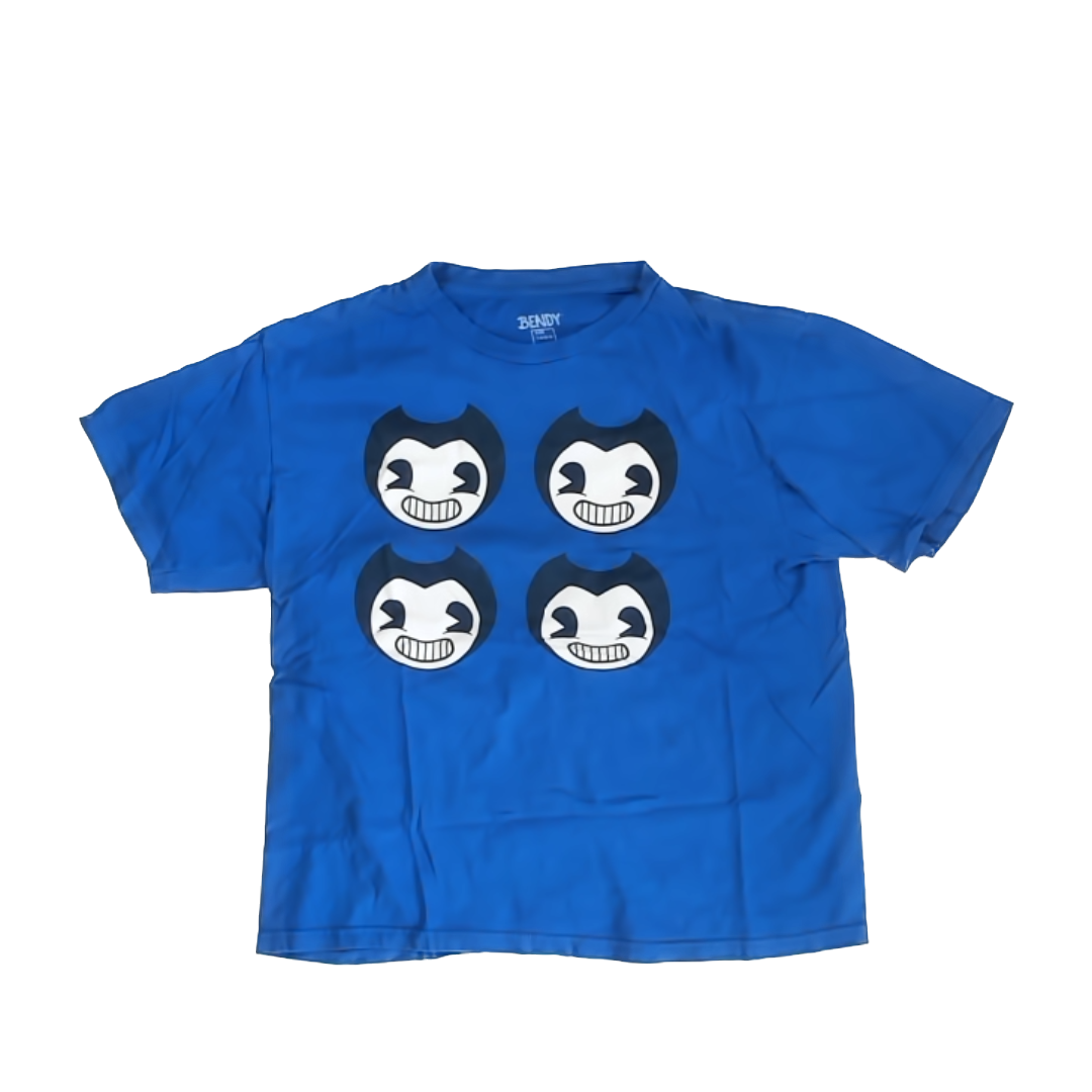 Bendy Boys Blue T-Shirt Size: Lg Blue