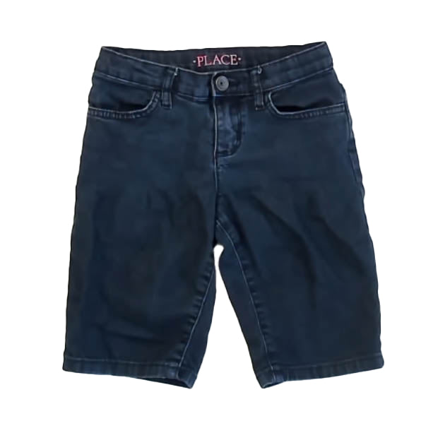 The Children's Place Girls Blue Jean Shorts Size: 6-7 Years Blue