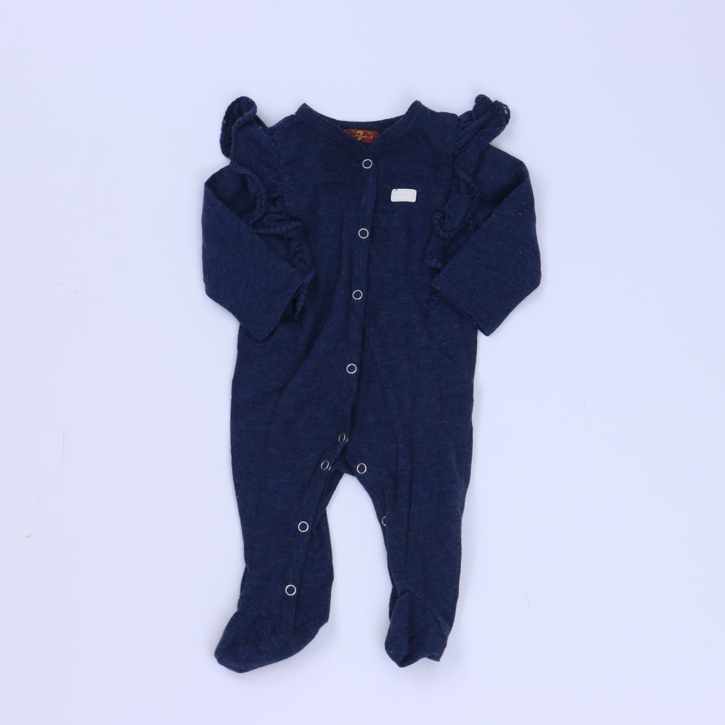 7 for all Mankind Girls Blue Long Sleeve Outfit Size: *0-3 Months Blue