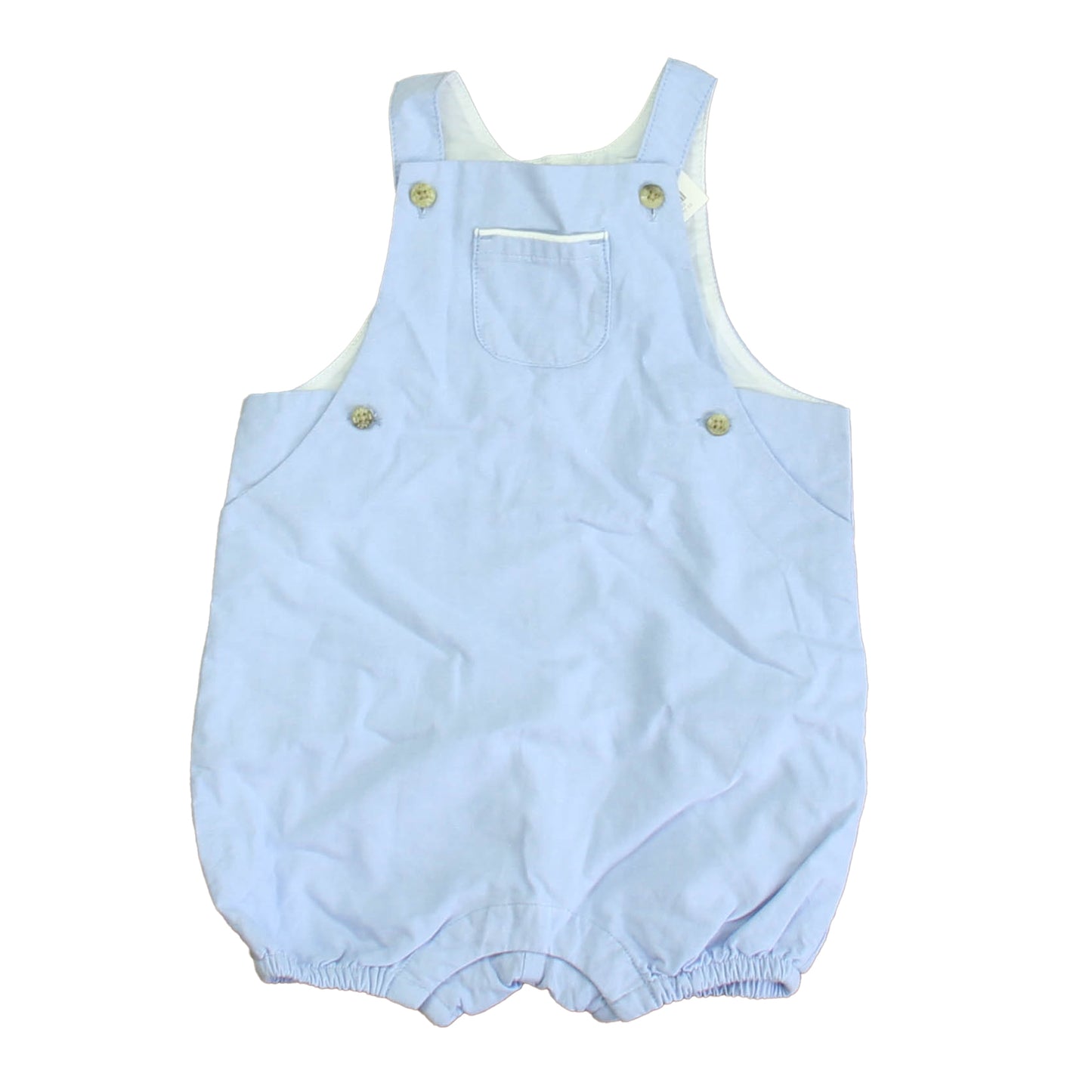 Janie and Jack Boys Blue Romper Size: 18-24 Months